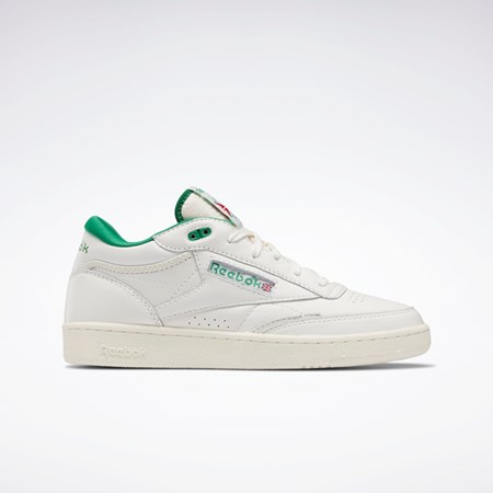 Reebok Club C Mid II Vintage Shoes Zielone Białe | EYPG-20713