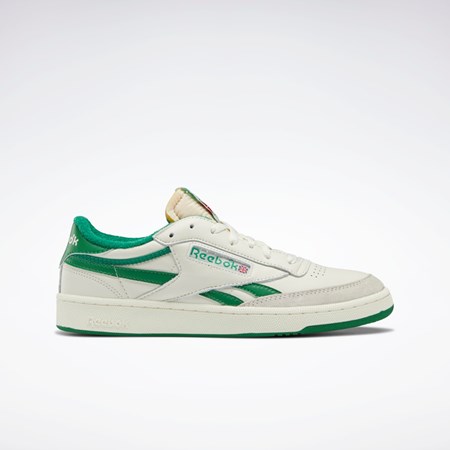 Reebok Club C Revenge Vintage Shoes Białe Zielone | YLMZ-17053