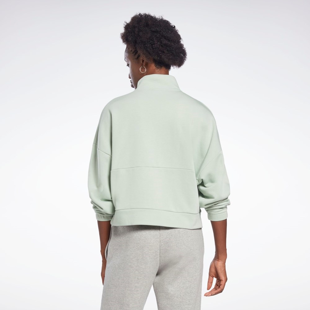Reebok Workout Ready 1/4 Zip Cover-Up Głęboka | KVTQ-04871